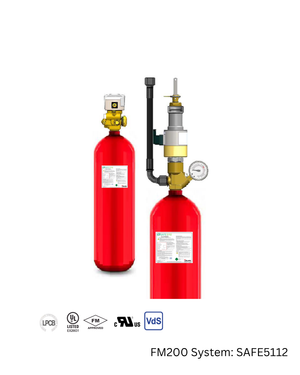 SAFE5112 Clean Agent Fire Suppression System (FK-5-1-12 / Novec 1230)