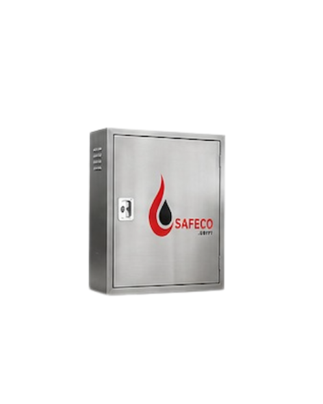 Safeco Single Fire Hose Cabinet – Surface Mounted, Stainless Steel (80x80x30)