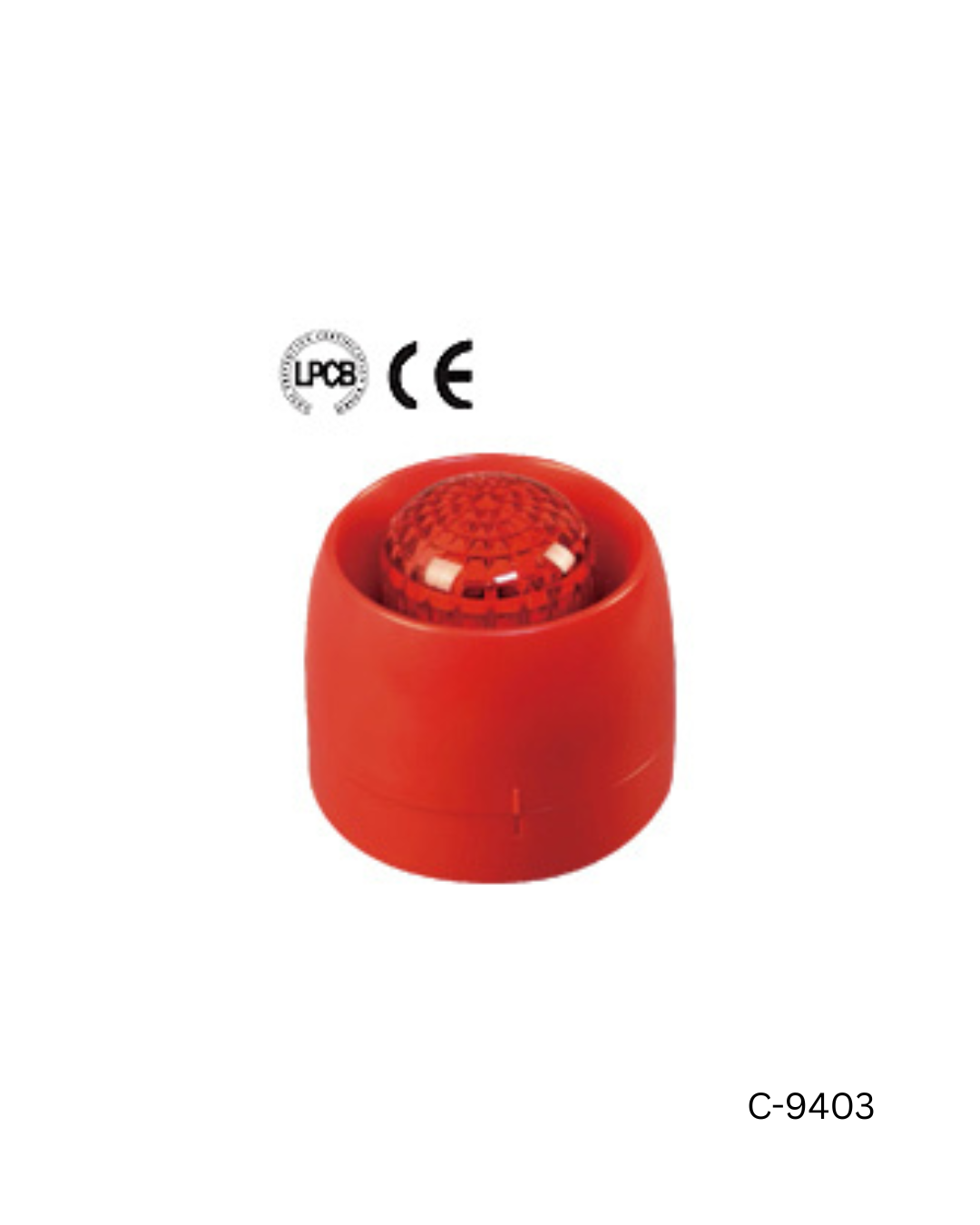 GST C-9403 Conventional Sounder Strobe