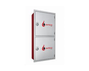 Safeco Double Fire Hose Cabinet – Recessed Mounted, Stainless Steel Door Only (160x80x34)